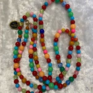 ☘️VTG! Dalsheim Multi-Colored Beaded Necklace